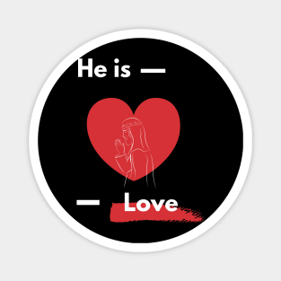 Jesus is love Magnet